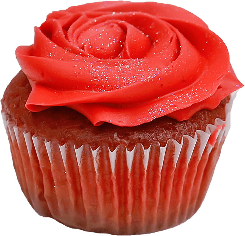 Mini Rosette Style Cupcake - Cupcake (1200x1200), Png Download