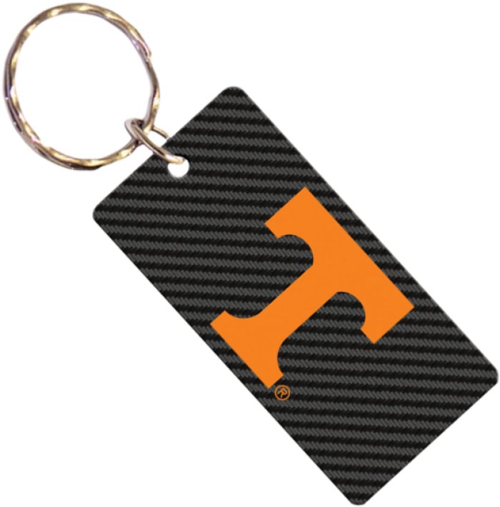 University Of Tennessee Volunteers Carbon Fiber Key - Keychain (800x800), Png Download