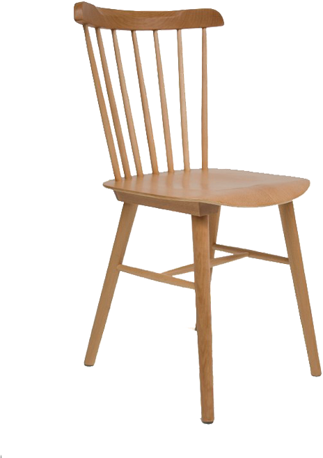 Silla De Madera Irónica - Silla Clasica De Madera (860x1115), Png Download
