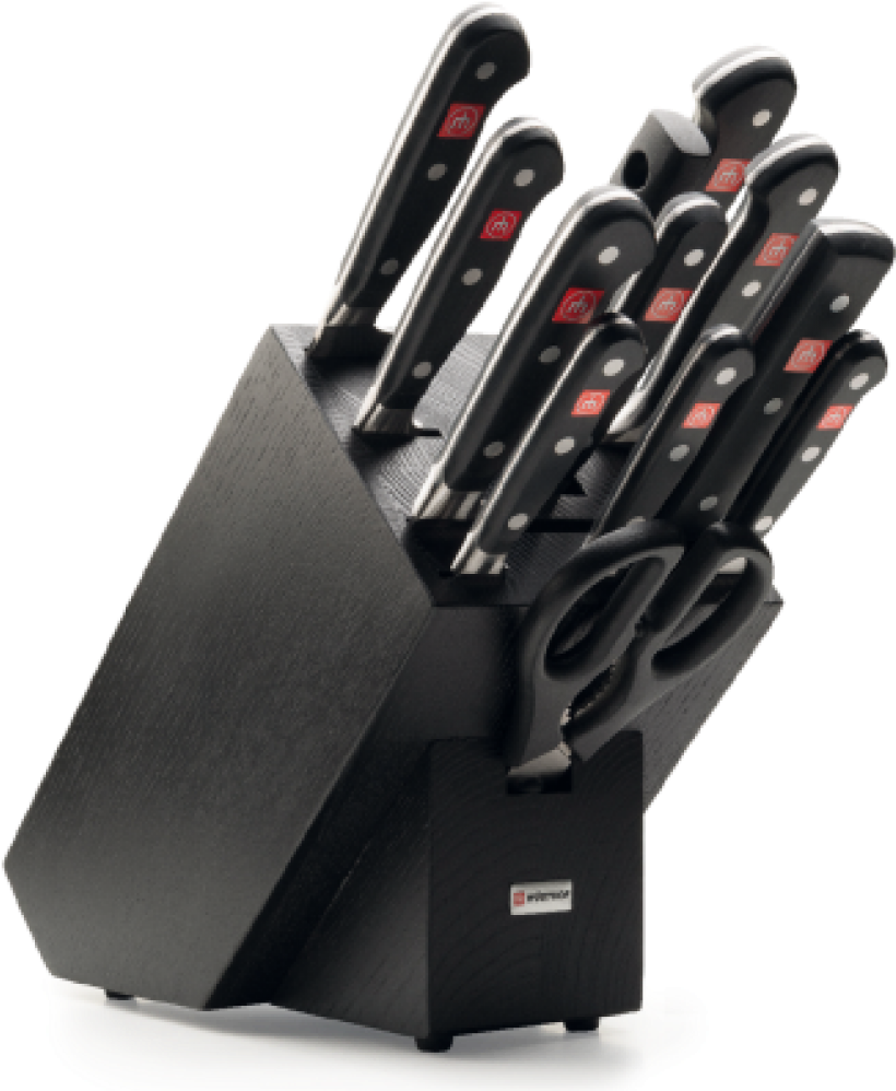 Download 13 Piece Classic Knife Block Set Wüsthof Full Size PNG Image PNGkit