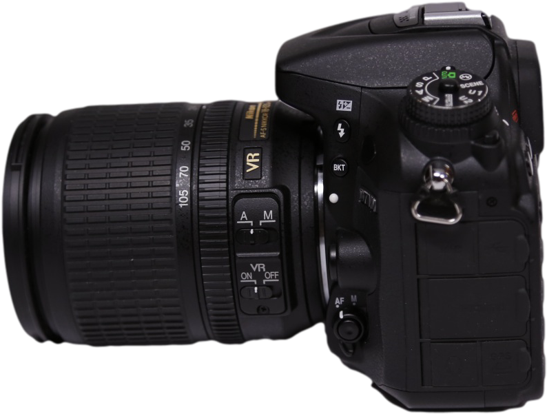 Nikon D7100 Auto Focus - Camara De Perfil Png (1023x614), Png Download