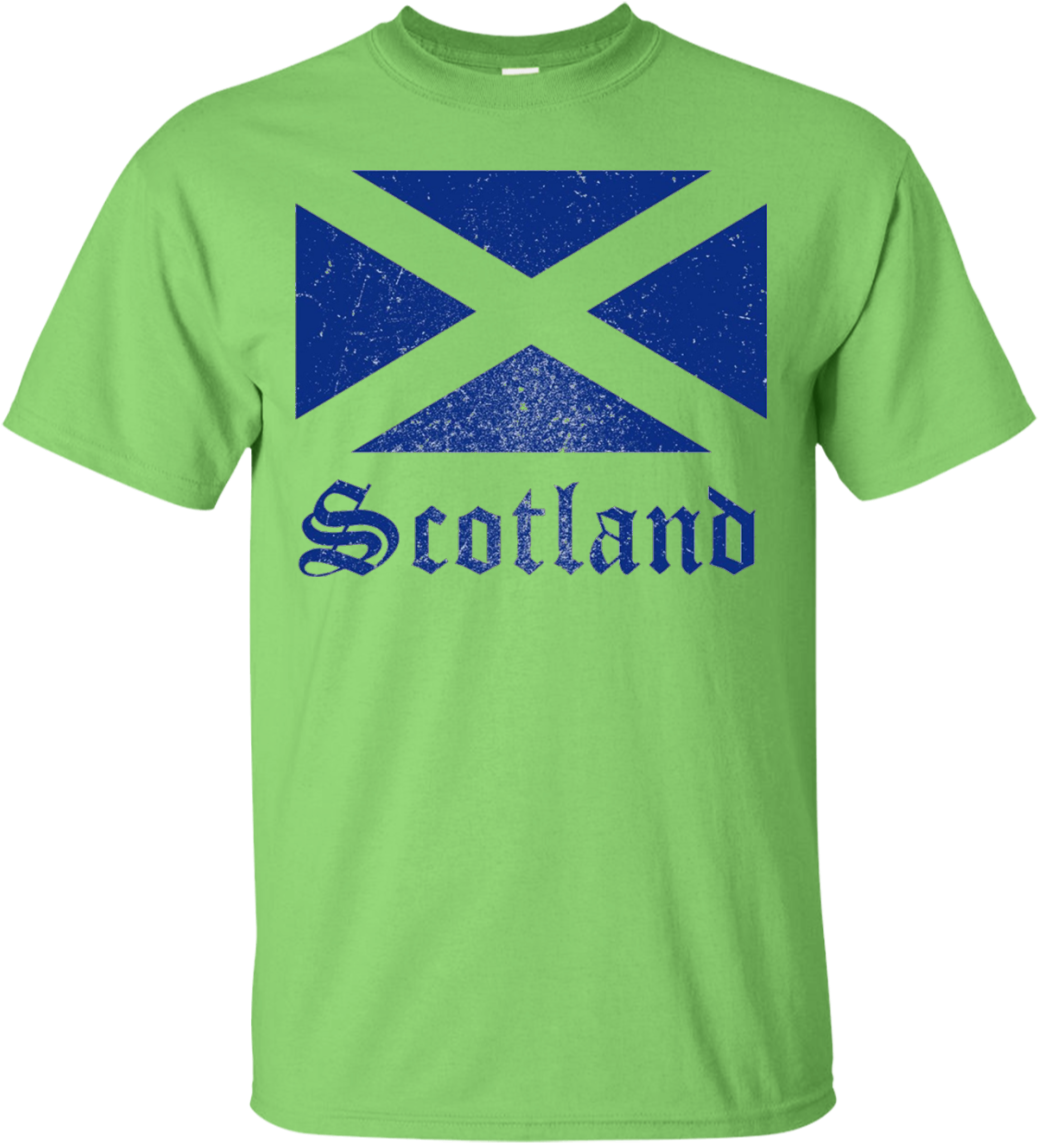 Distressed Scottish Flag Scotland National Pride T-shirt - Makes Up Uk Flag (1155x1155), Png Download