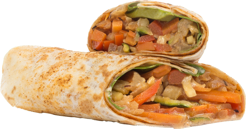 Wrap Vegetal Berenjena, Calabacín, Pimiento, Zanahoria, - Corn Tortilla (1200x1200), Png Download