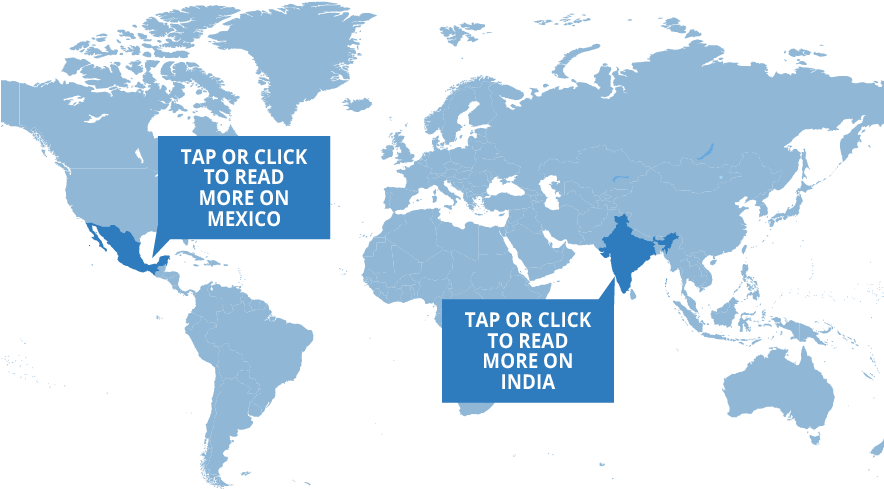 Partnering Against Corruption Initiative Diagnostic - Flat World Map Icon (883x571), Png Download