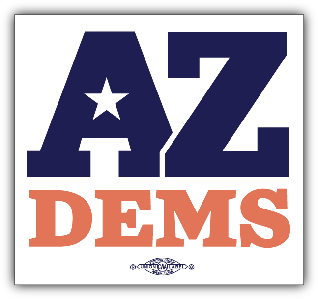 Arizona Democratic Party Official Logo - Poster (720x720), Png Download