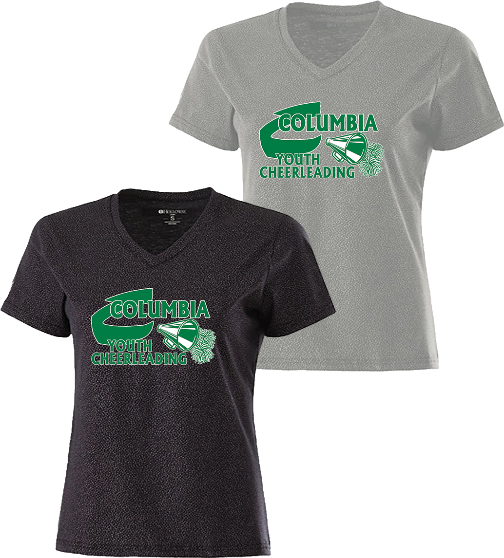 Columbia Youth Cheer Ladies Glimmer Tee - Active Shirt (1200x1200), Png Download