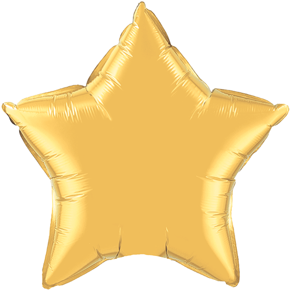 Globo Estrella Dorada - Star Foil Balloon (600x600), Png Download