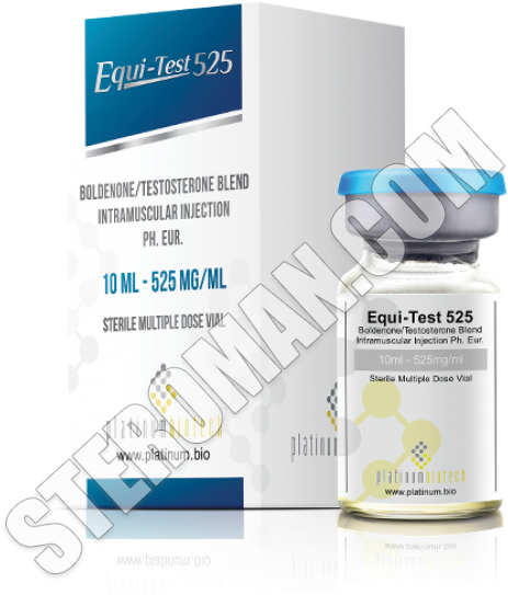 Equi Test 525, Big Steroids Blend, Platinum Biotech - Drostanolone Propionate (600x600), Png Download