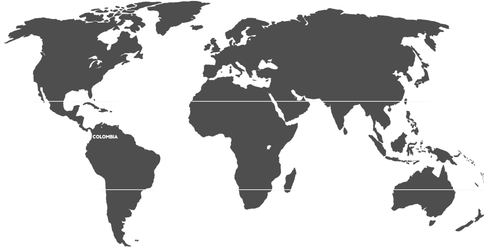 Manyconsider Coffee From Colombia The Most Consistently - World Map For Presentations (1000x549), Png Download