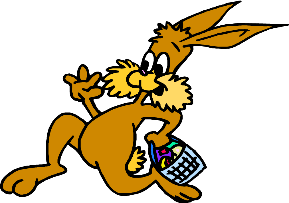 Community Easter Egg Hunt - Easter Bunny (1013x711), Png Download