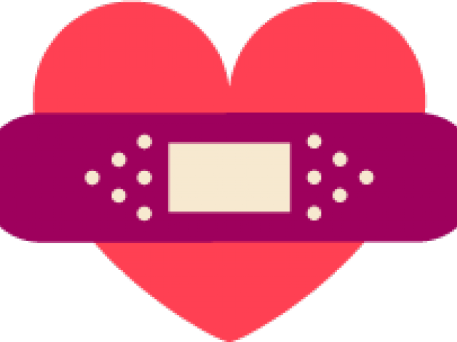 Broken Heart Clipart Hurt - Heart (640x480), Png Download