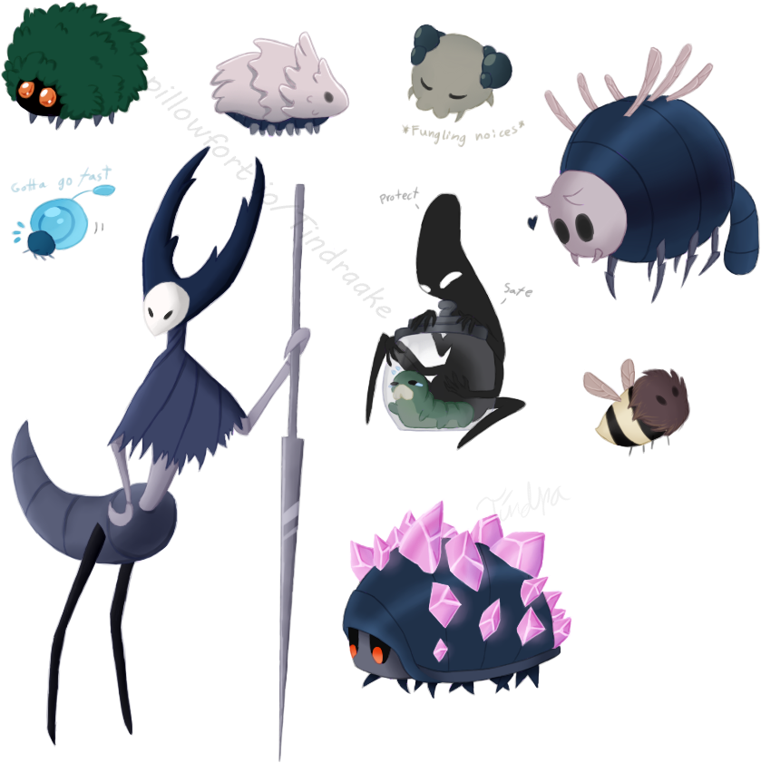 [hollow Knight] Enemies - Cartoon (900x900), Png Download