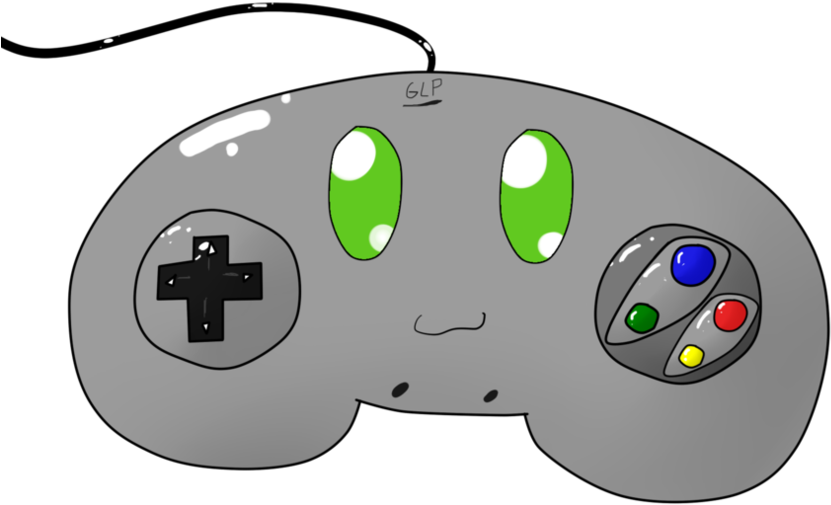 Controller Drawing Kawaii - Kawaii Controller (1011x790), Png Download