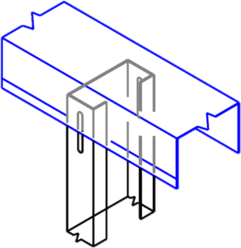 Slotted Stud - Composite Material (998x910), Png Download