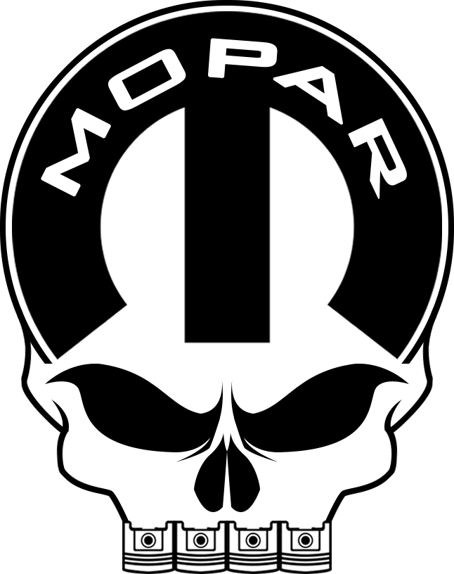 The Importance Of Awesome Modern Retro Mopar Skull - Mopar Skull Logo (646x816), Png Download