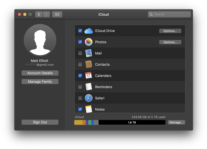 Macos Mojave Icloud - Icloud Software (724x524), Png Download