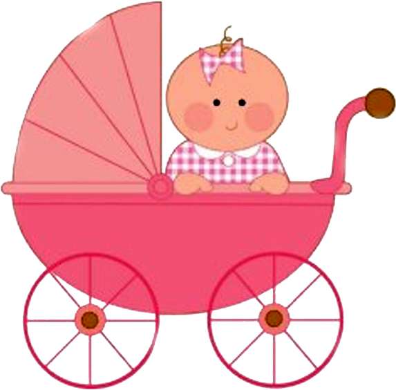 Bebe Png - Baby In Stroller (593x600), Png Download