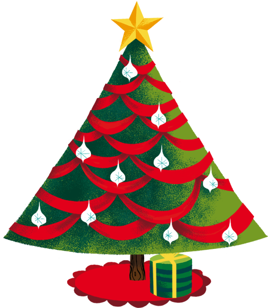 Personalized Christmas Gifts - Christmas Tree (539x619), Png Download