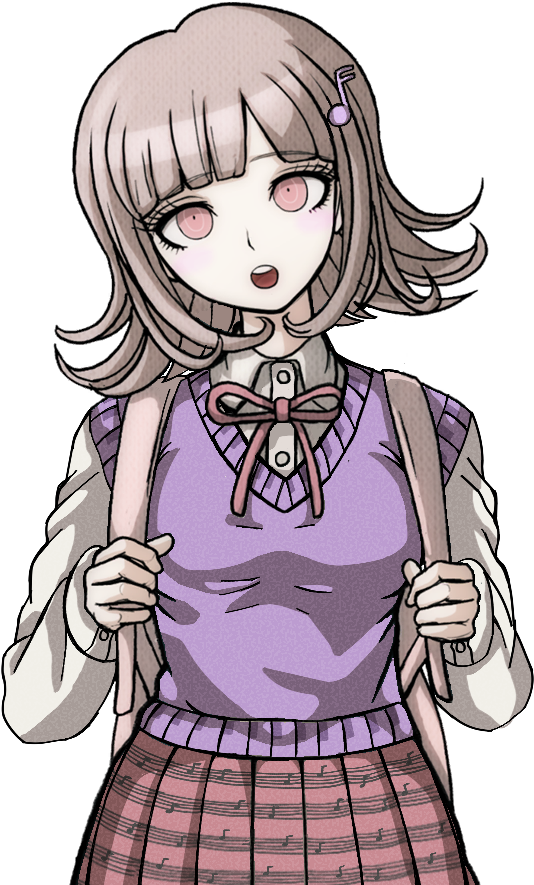 Sprite Edits I Mean - Chiaki Nanami (543x885), Png Download