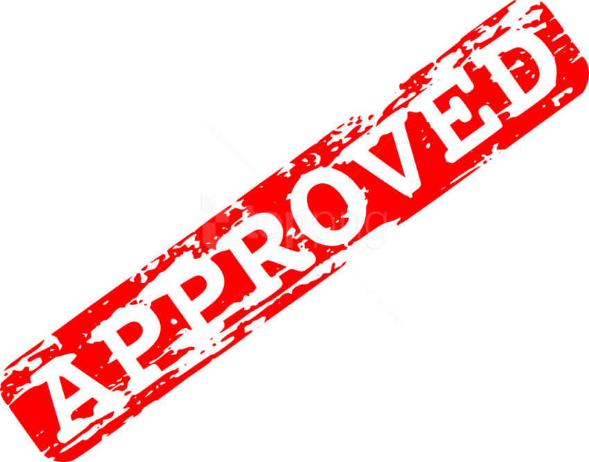 Free Png Red Approved Stamp Png Images Transparent - Transparent Background Rejected Png (850x666), Png Download