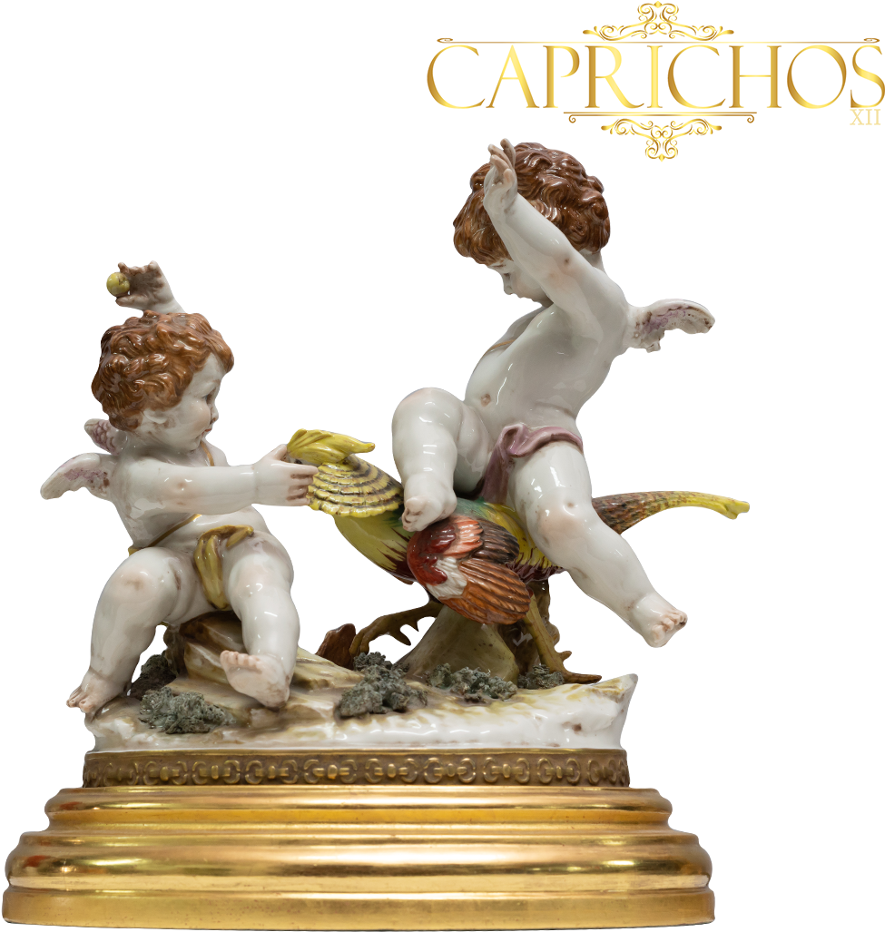 Angelitos De Porcelana Firmada (1200x1200), Png Download