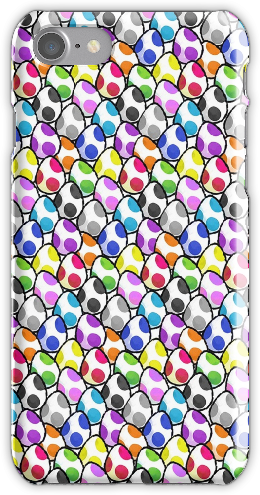 Yoshi Eggs Iphone 7 Snap Case - Mobile Phone Case (750x1000), Png Download