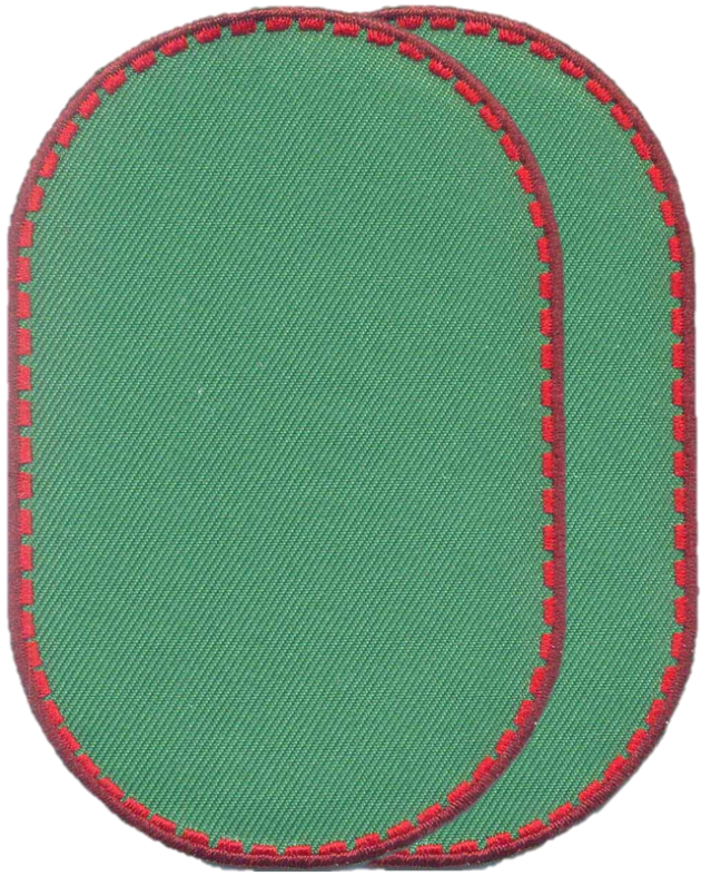 Knee Patches Grass Green - Circle (630x787), Png Download