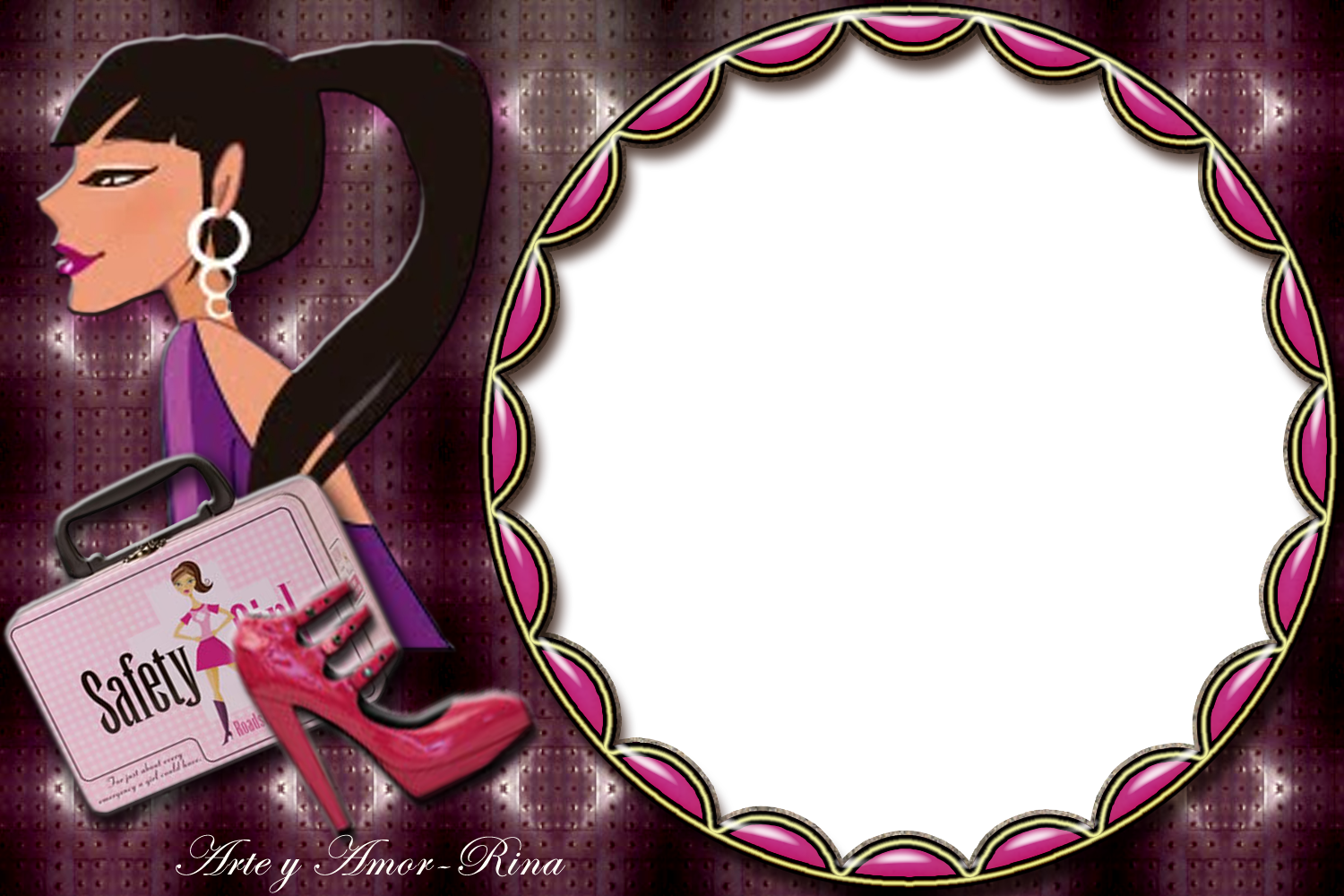 Arte Y Amor - Circle (1500x1000), Png Download