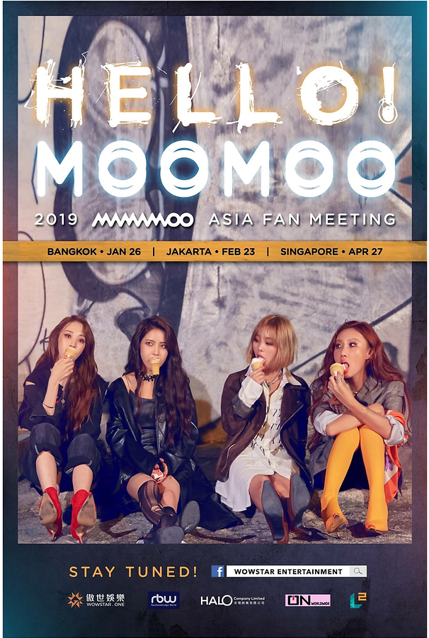 Mamamoo要来了！ - Mamamoo Fanmeet Singapore (1600x900), Png Download