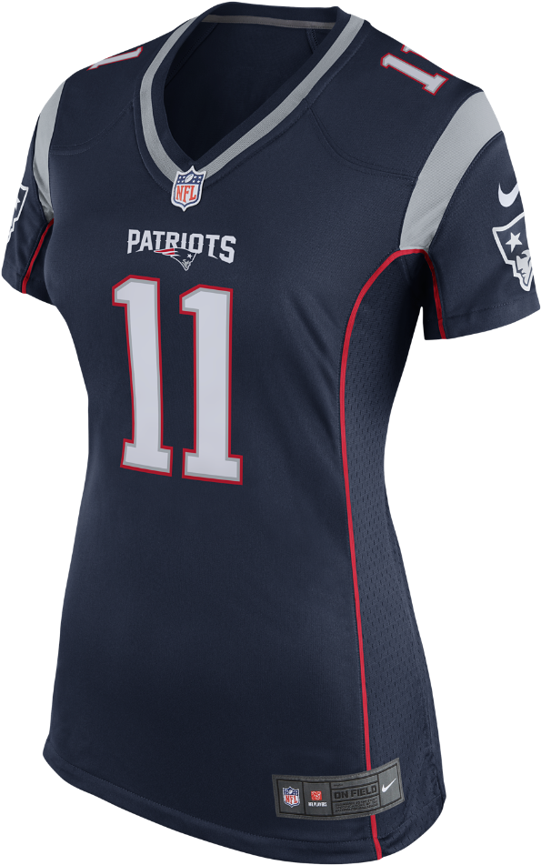 Nike Nfl New England Patriots Women's Football Home - Playeras De Futbol Americano (1000x1000), Png Download