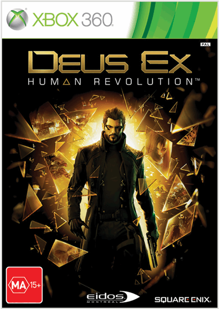 Deus Ex Human Revolution Xbox 360 (600x600), Png Download