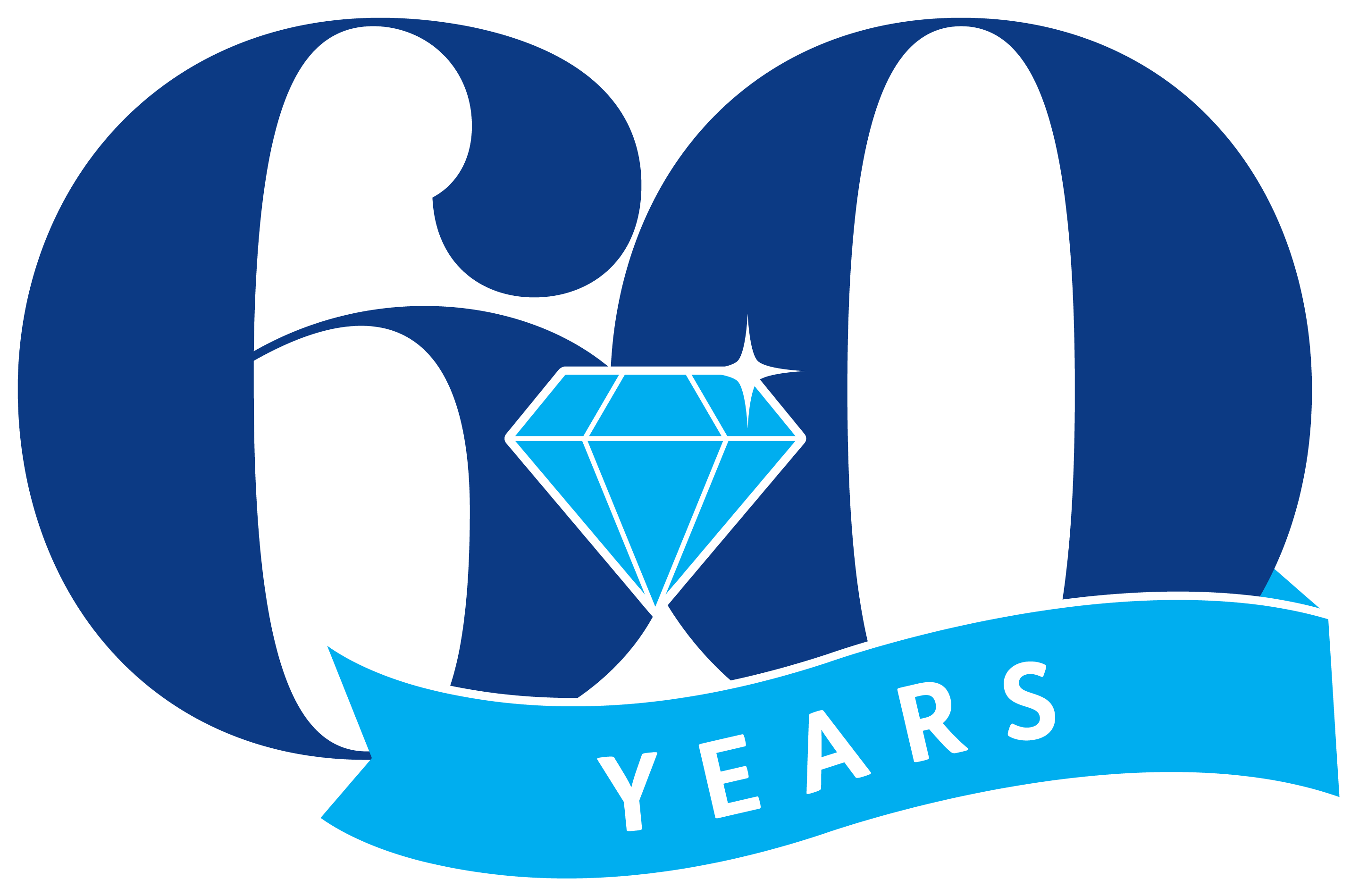 Logo Beverley Holidays Brand - 60 Years Logo Png (2880x1899), Png Download