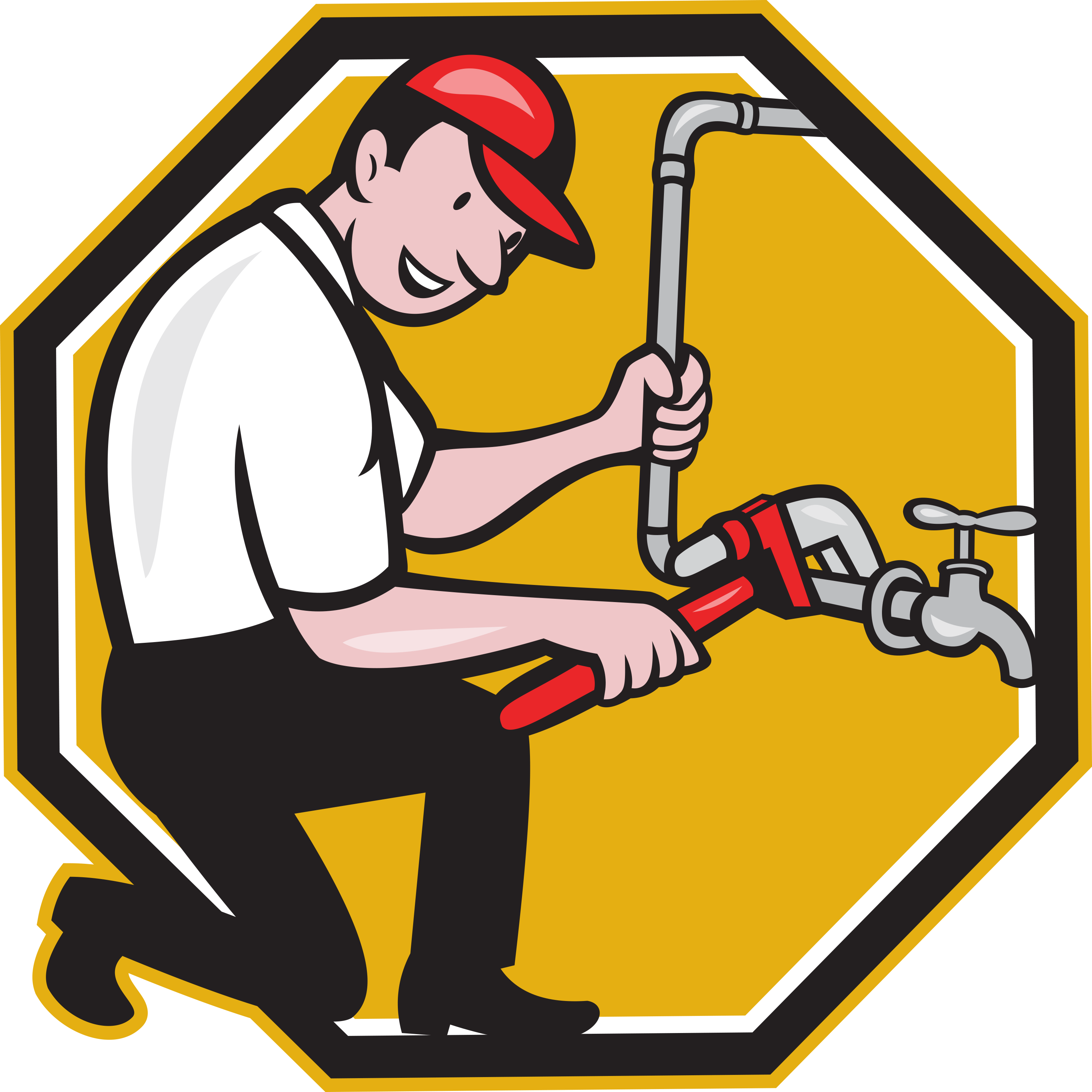 Request A Service Call - Cartoon Picture Of Plumber (3000x3000), Png Download