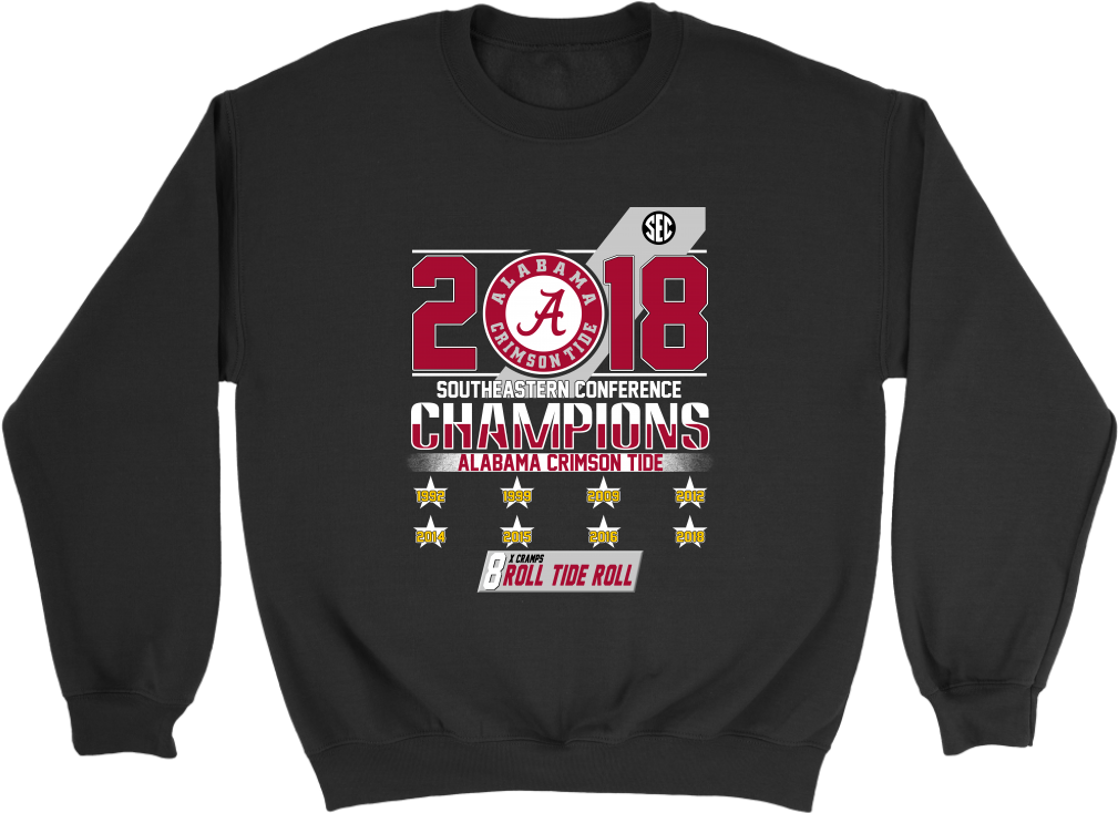 Alabama Crimson Tide 2018 Sec Southeastern Conference - Degree Vet (1024x1024), Png Download