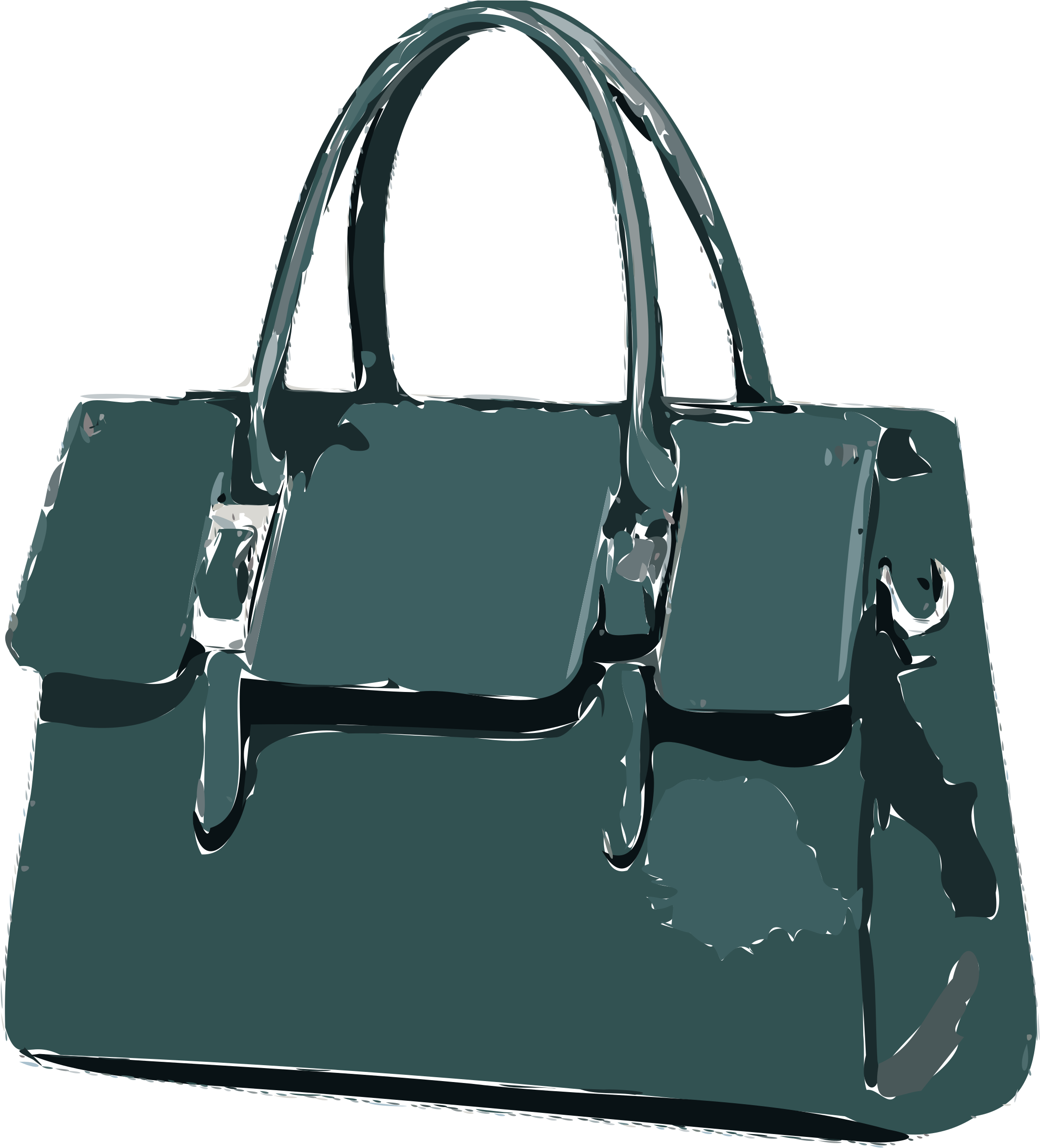 This Free Icons Png Design Of Green Grandma Bag Without (2237x2400), Png Download