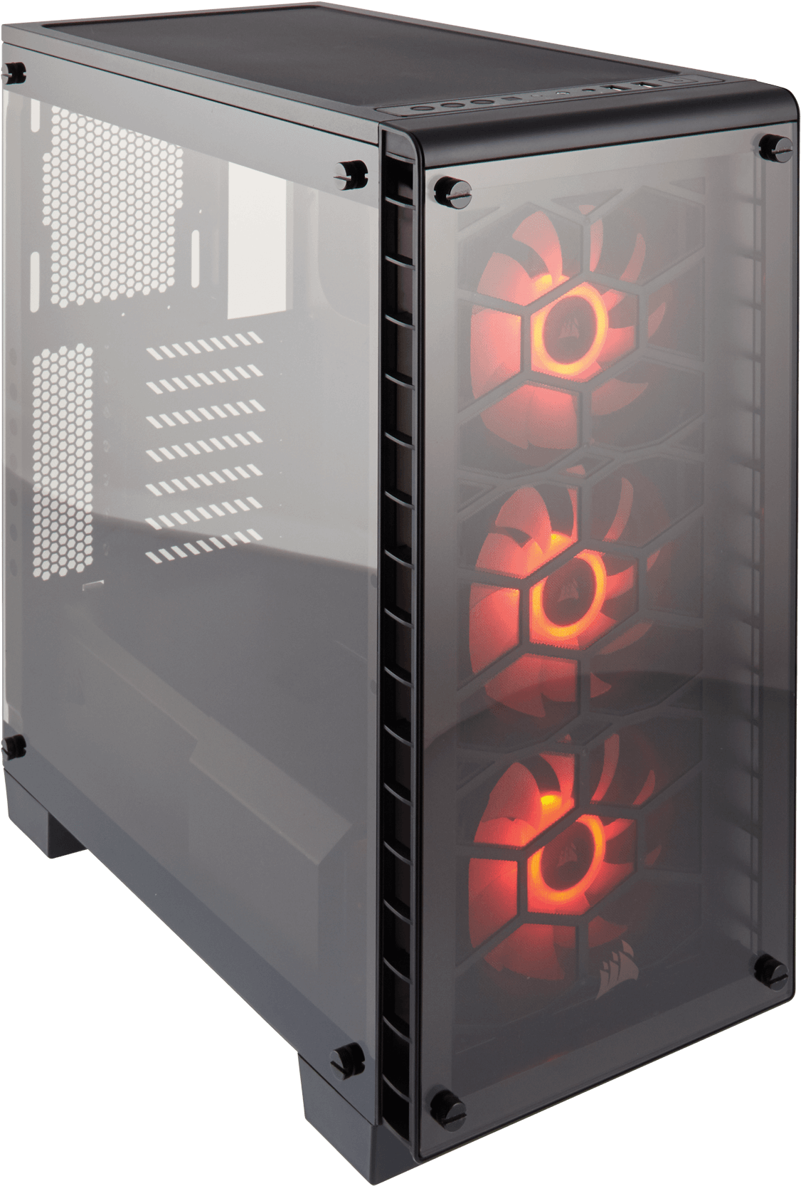 On Sale - Gabinete Corsair Crystal Series 460x Rgb (1290x1800), Png Download