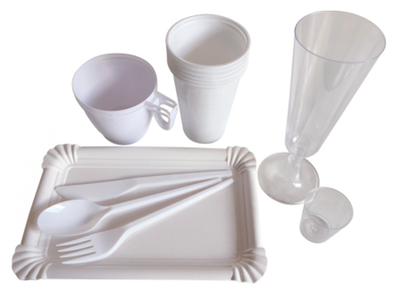Disposable Tableware - Cup (829x600), Png Download