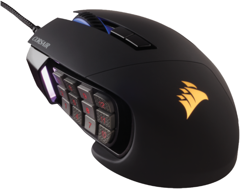 Frank Fields, Corsair Program Manager, Esports And - Corsair Scimitar Rgb Black (840x810), Png Download