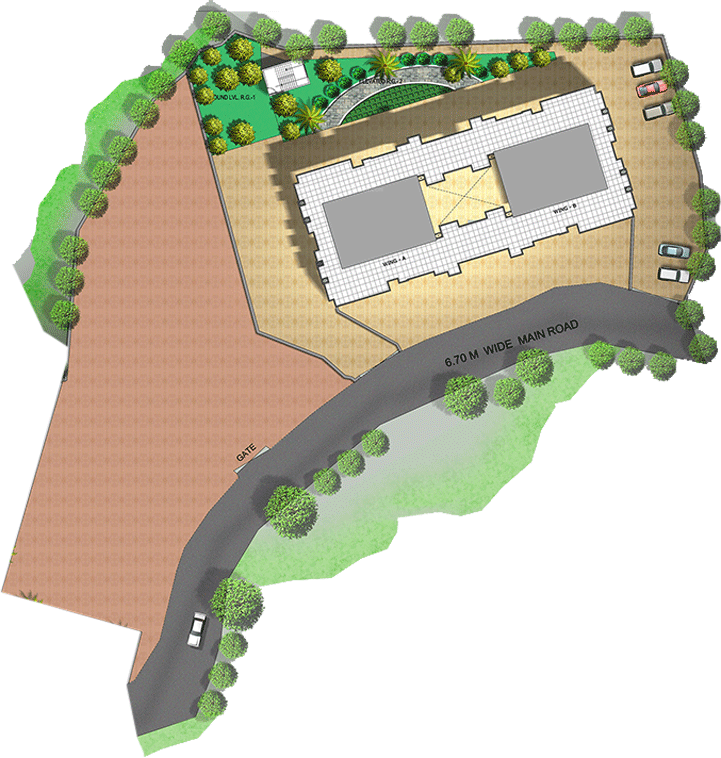 Damji Shamji Mahavir Exoticaothers - Floor Plan (721x758), Png Download