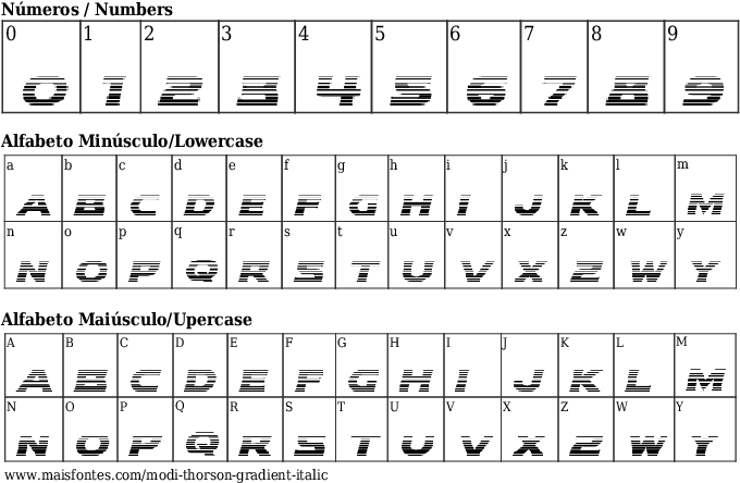 Font Details Modi Thorson Gradient Italic - Fontes Parecidas Com Castellar (689x640), Png Download