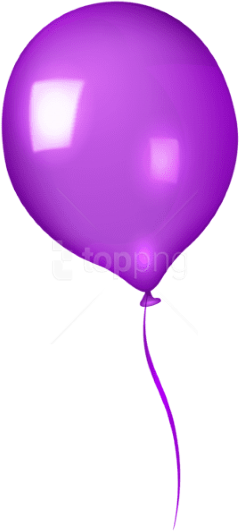 Free Png Purple Balloon Png Images Transparent - Purple Balloons Transparent Background (480x1059), Png Download