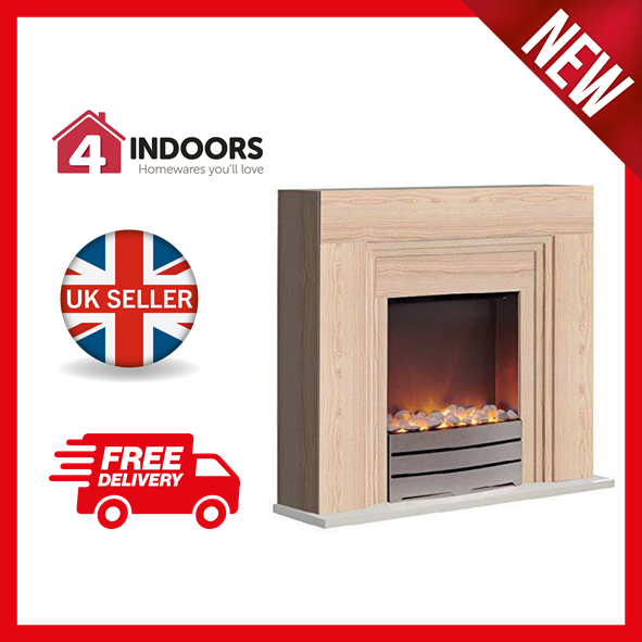 Warmlite Wl45011beech York Fireplace Suite Realistic - Swan 3.5l Retro Slow Cooker Blue (model No. Sf17021bln) (591x591), Png Download