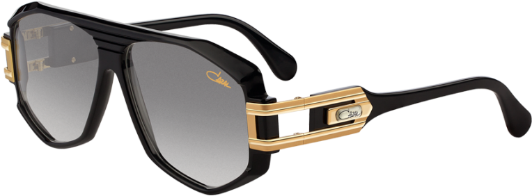 Cazal 163 Matt Black Sunglasses - Cazal 163 3 (920x450), Png Download