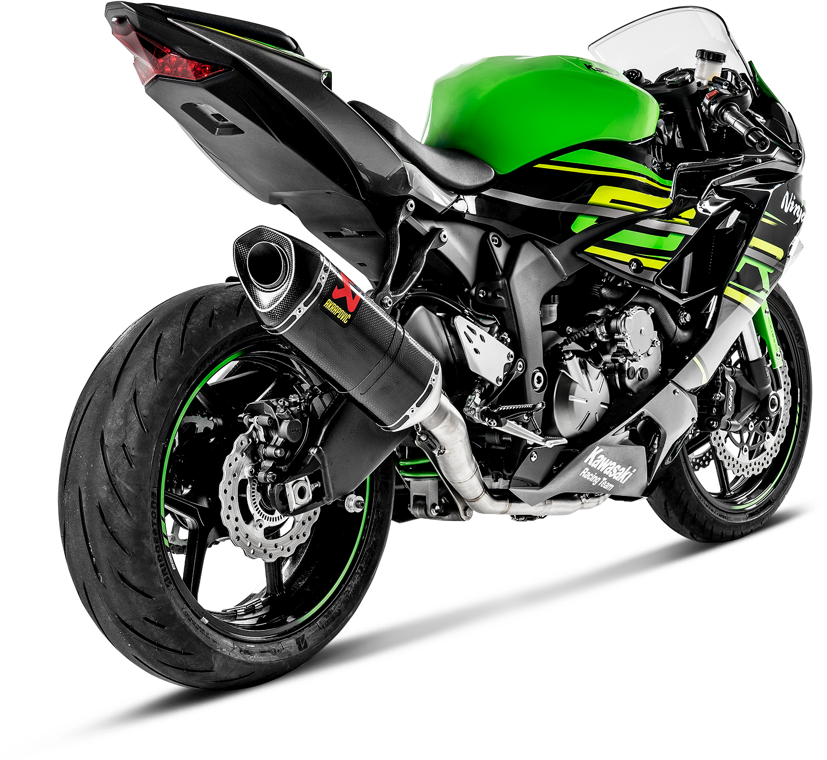 Kawasaki Ninja Zx-6r Racing Line (2362x1772), Png Download