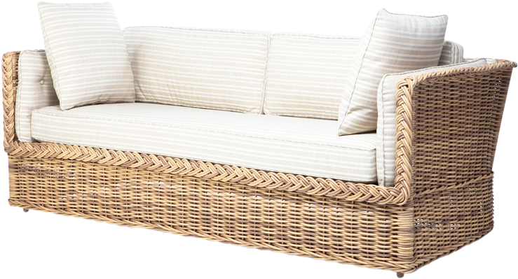 Outdoor Daybed Sofa The Wicker Works For Outdoor Wicker - Lounge Sofa Cala Millor (800x800), Png Download