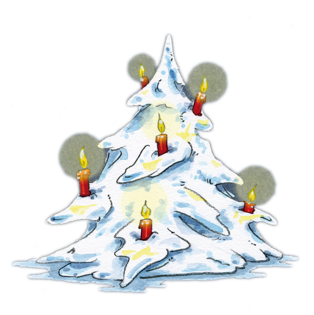 Guided Tours - Christmas Tree (1000x1003), Png Download
