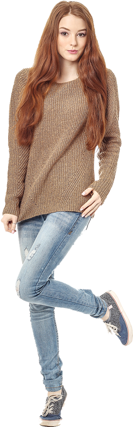 Mens Fashion Outer - Girl (600x900), Png Download
