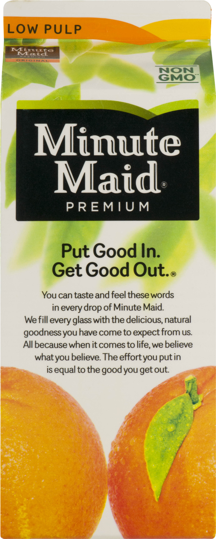 Minute Maid, Premium Orange Juice Original, 59 Fl - Minute Maid Orange Juice (1800x1800), Png Download