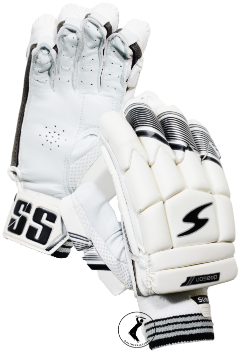 Ss Dragon Cricket Batting Gloves - Football Gear (477x700), Png Download