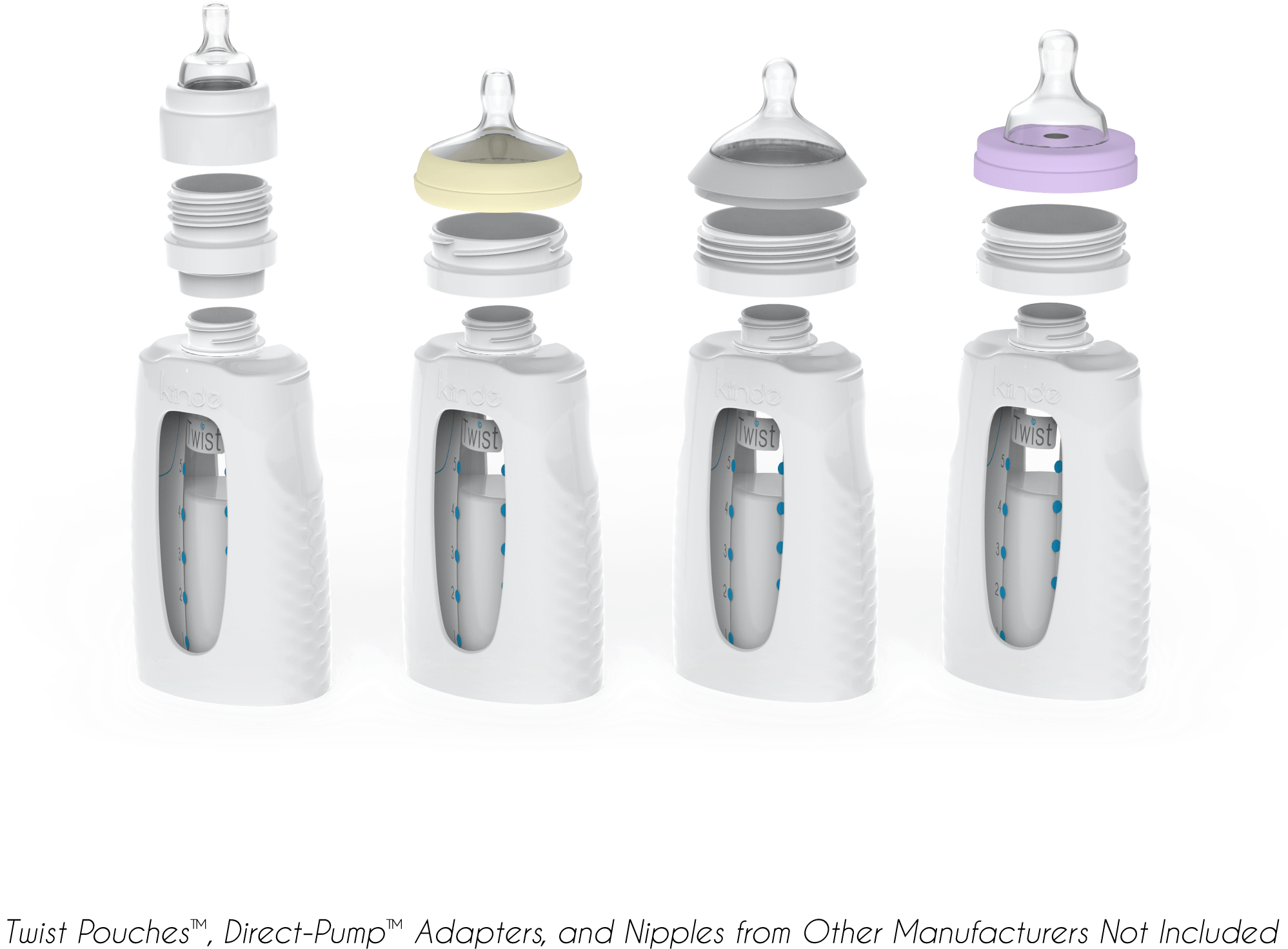 Twist Squeeze Bottle - Plastic Bottle (2000x2000), Png Download